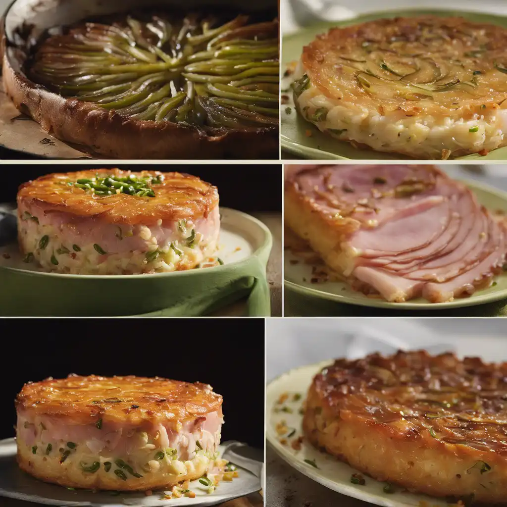 Ham and Onion Cake