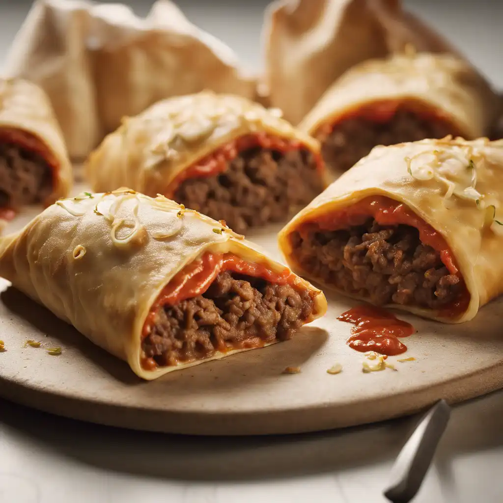 Cheesy Beef Enveloppe