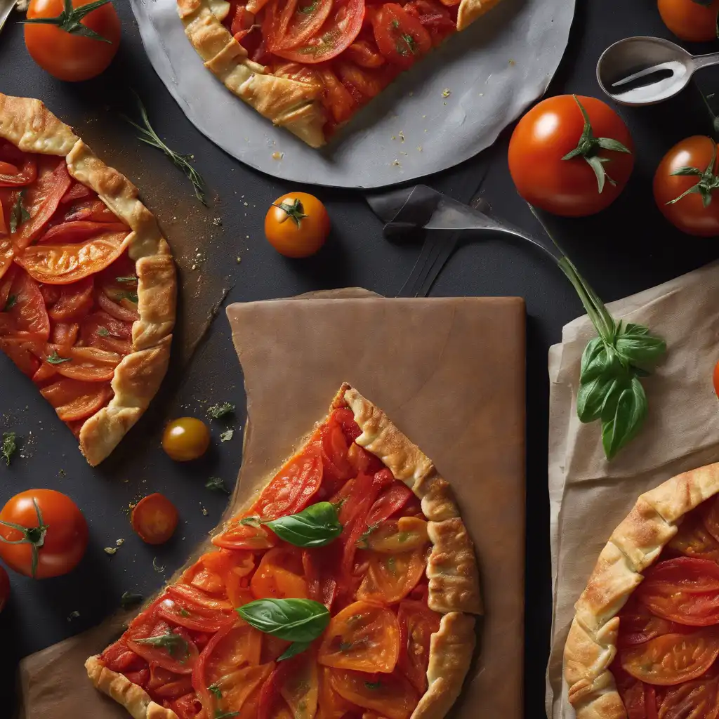 Tomato and Calabrese Galette