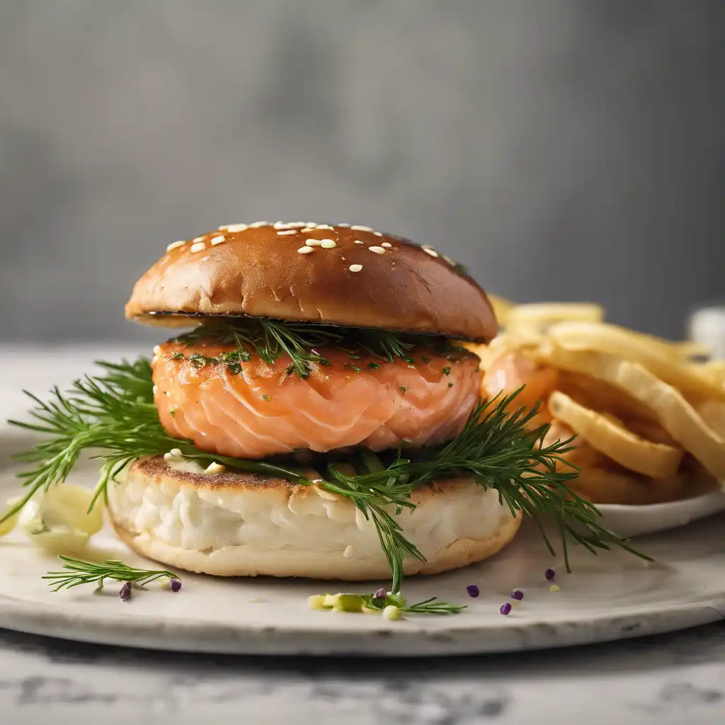 Smoked Salmon Burgers