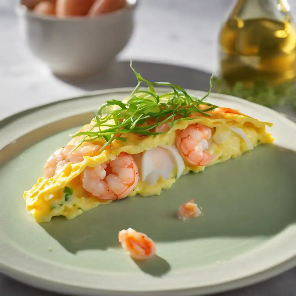 Shrimp Omelette