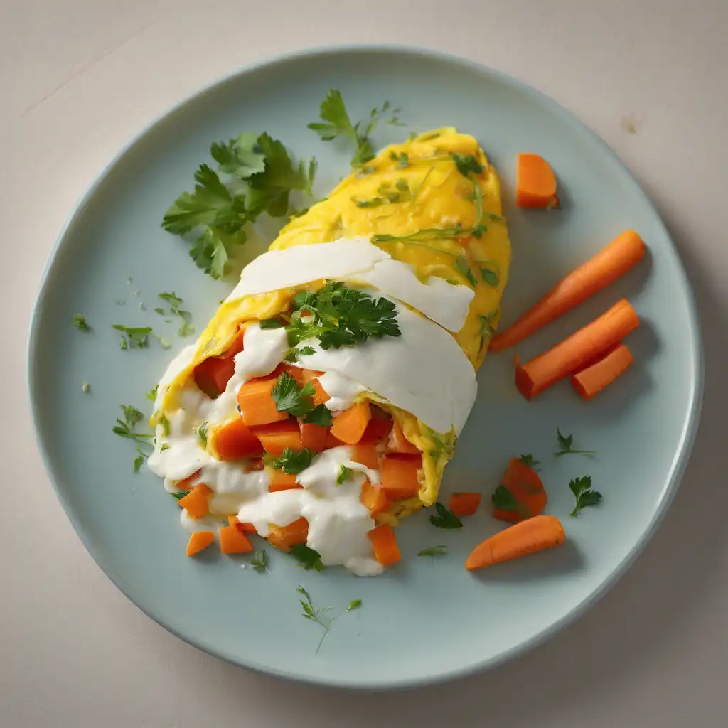 Ricotta and Carrot Omelette