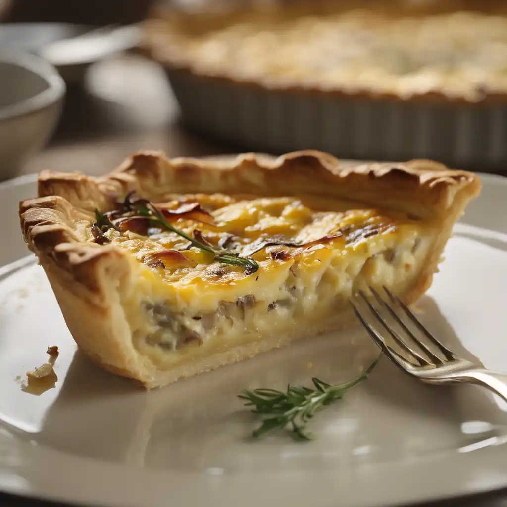 Garlic and Onion Quiche