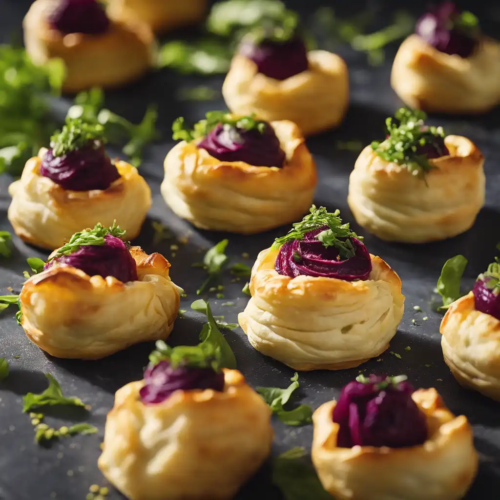 Savory Ricotta Balls (Ricotta Stuffed Puff Pastry)