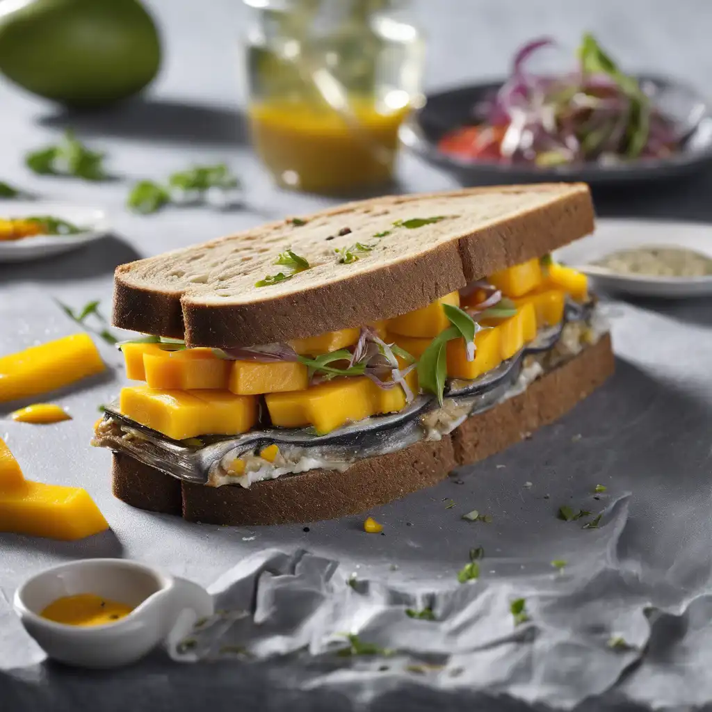 Sardine and Mango Sandwich