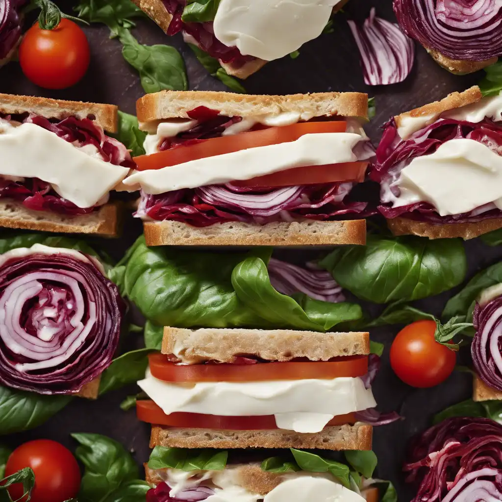 Tomato and Radicchio Sandwich