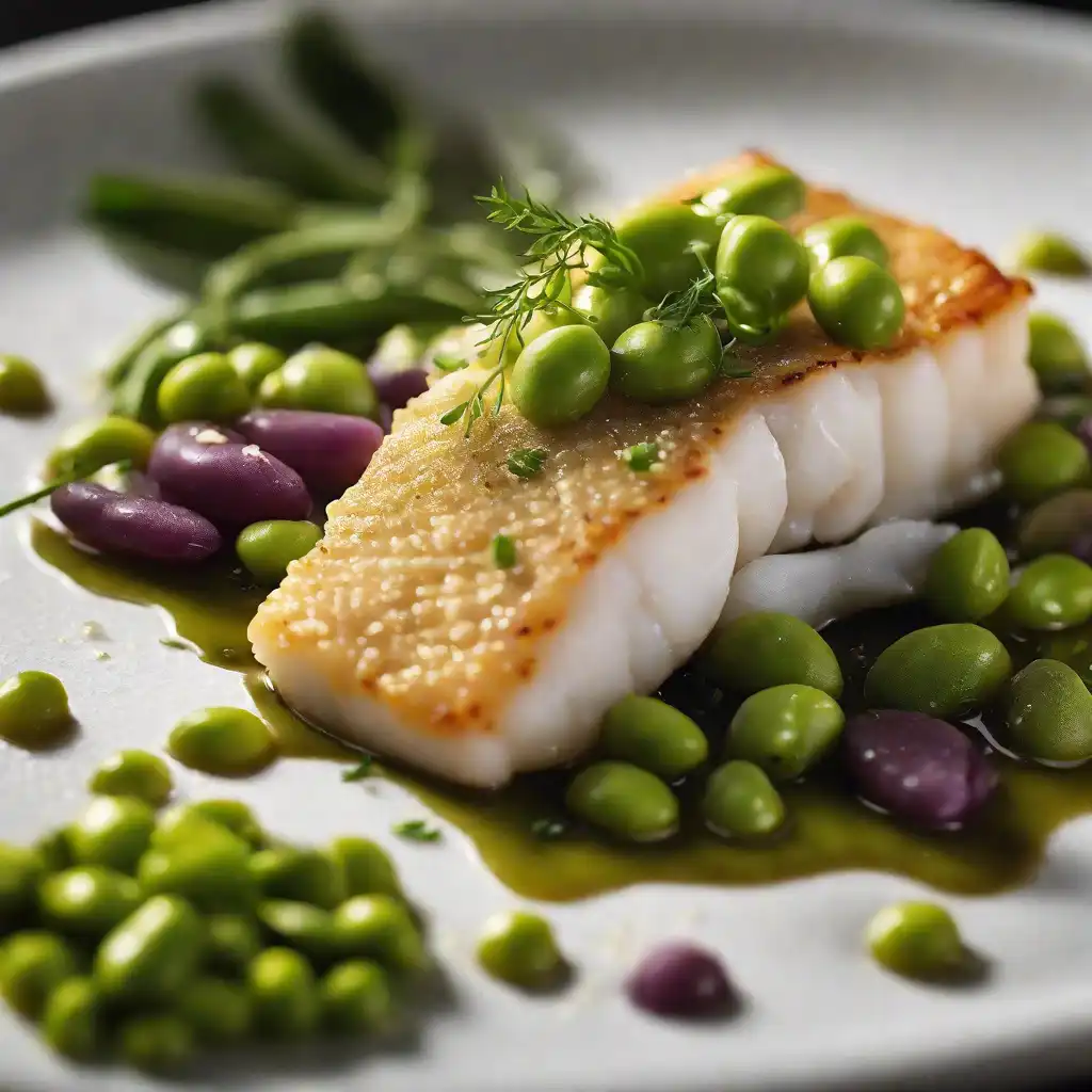 Salted Cod with Fresh Fava Beans