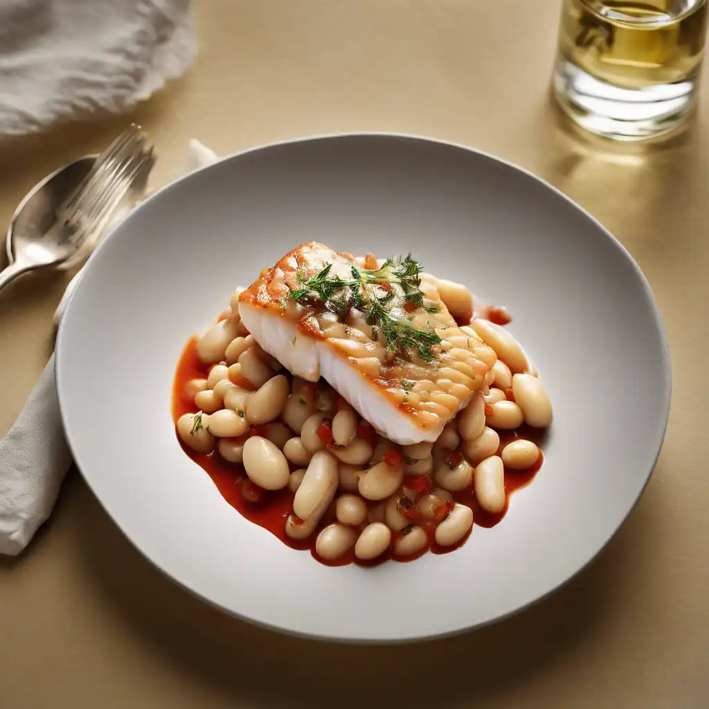 Cod with White Bean and Thyme