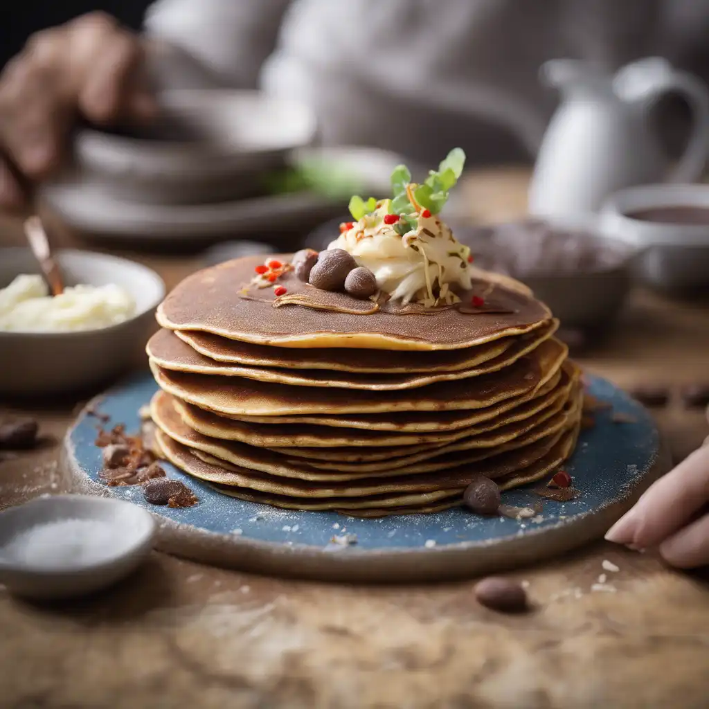 Cocoa Pancake with Maturi Filling