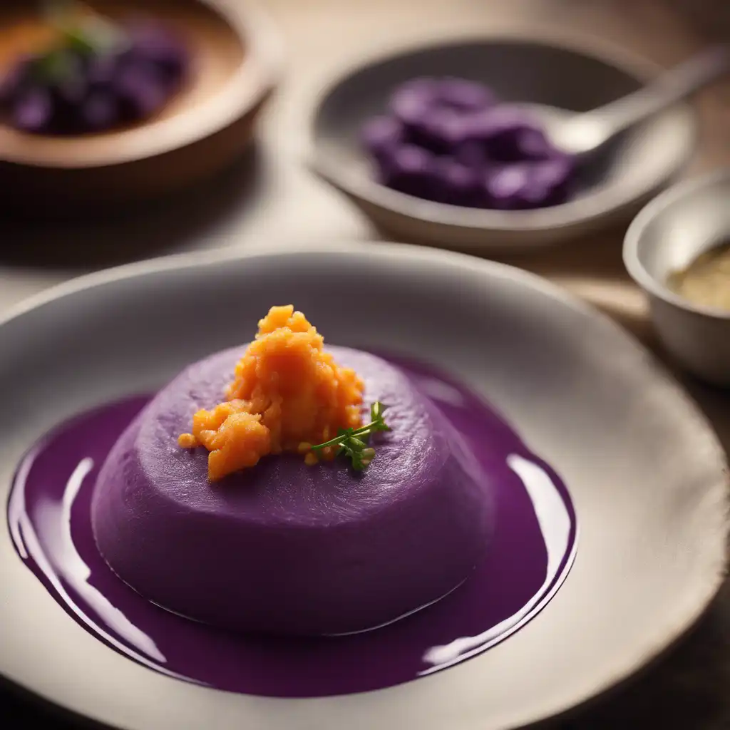 Sweet Purple Yam Puree