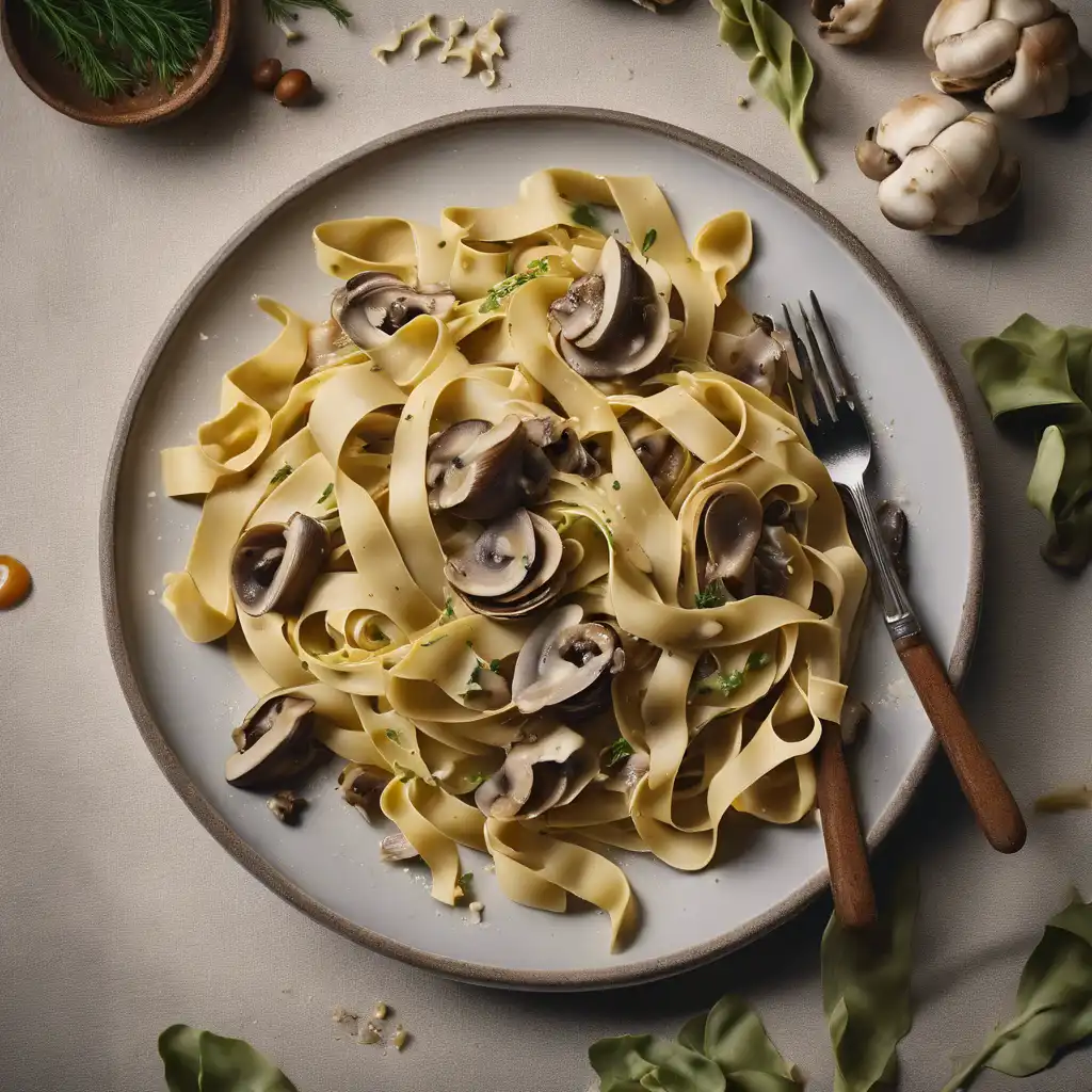 Tagliatelle with Mushrooms and Artichokes