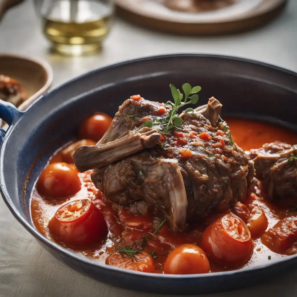 Braised Lamb with Tomato and Saltiness