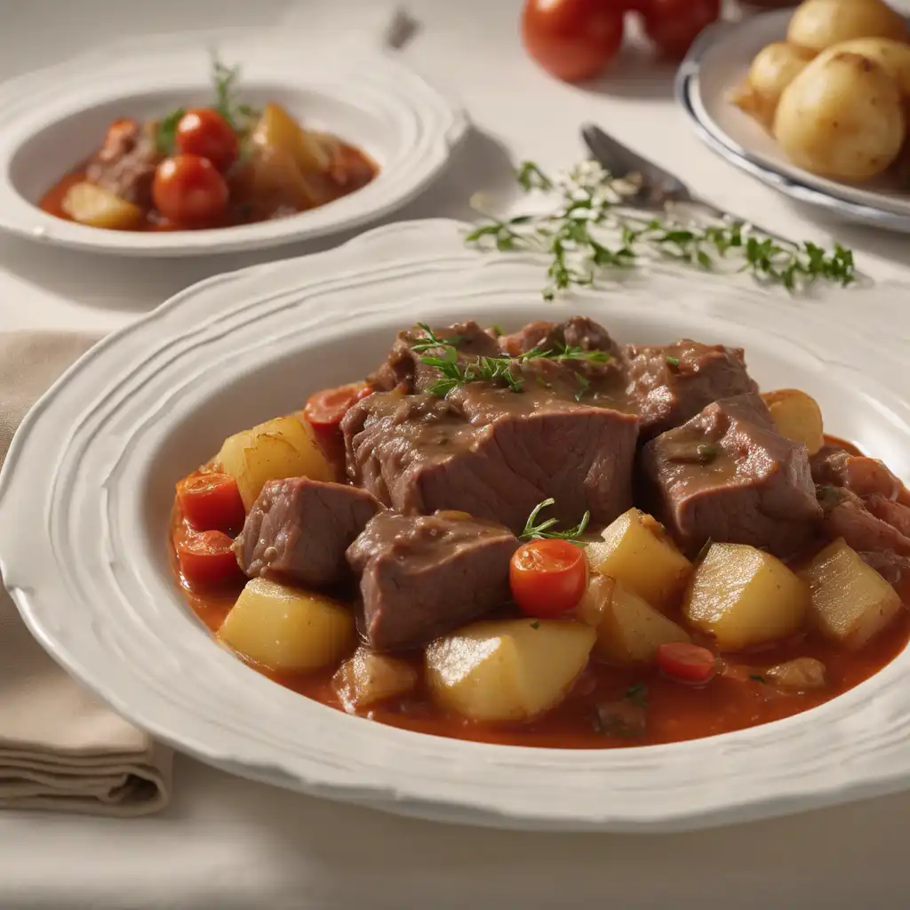 Beef with Potato and Tomato