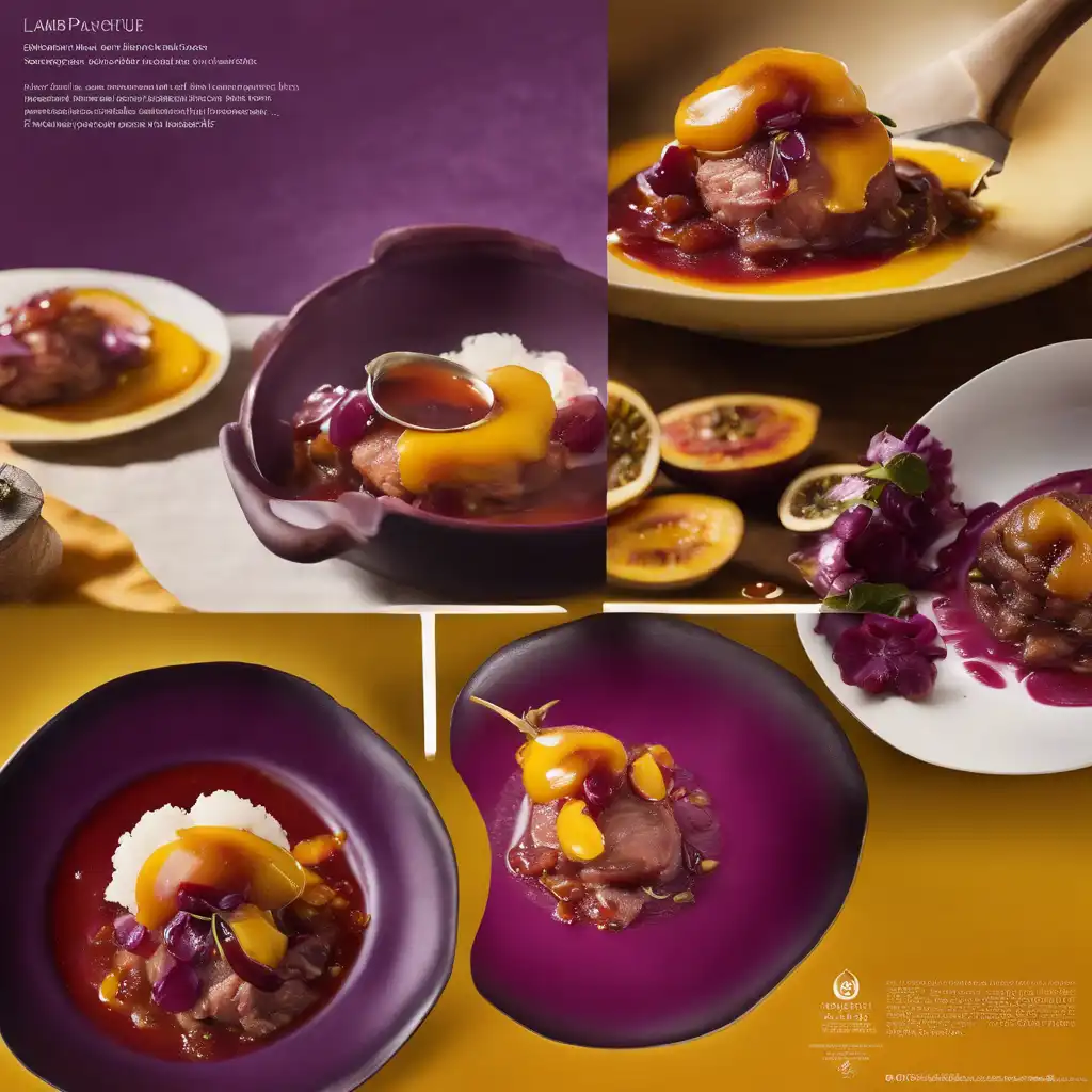 Lamb with Plum and Passion Fruit Sauce