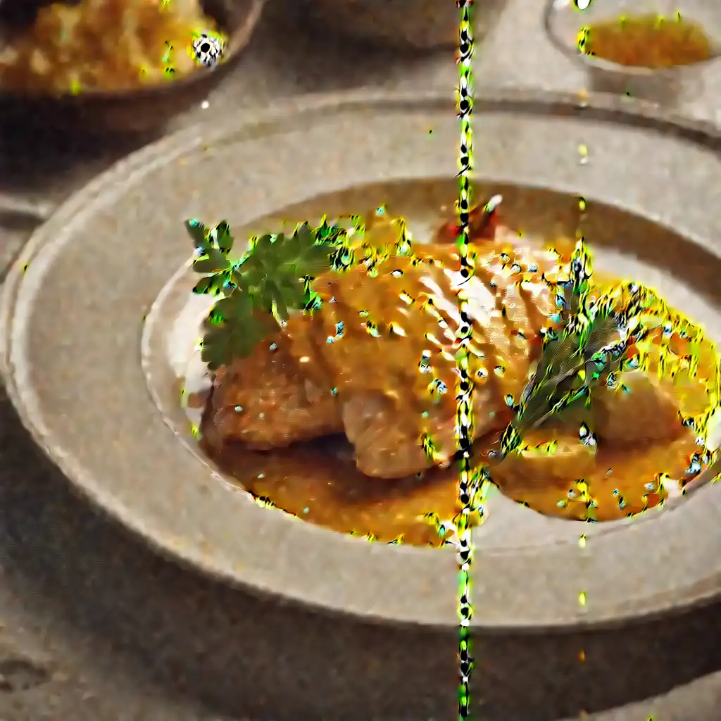 Chicken Breast with Palm Oil Sauce