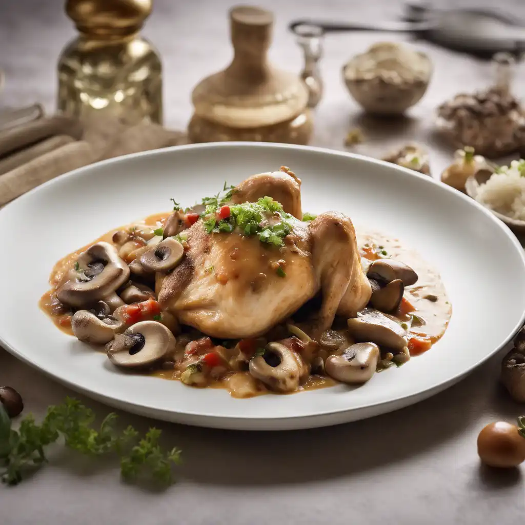 Chicken with Mushroom and Salsa