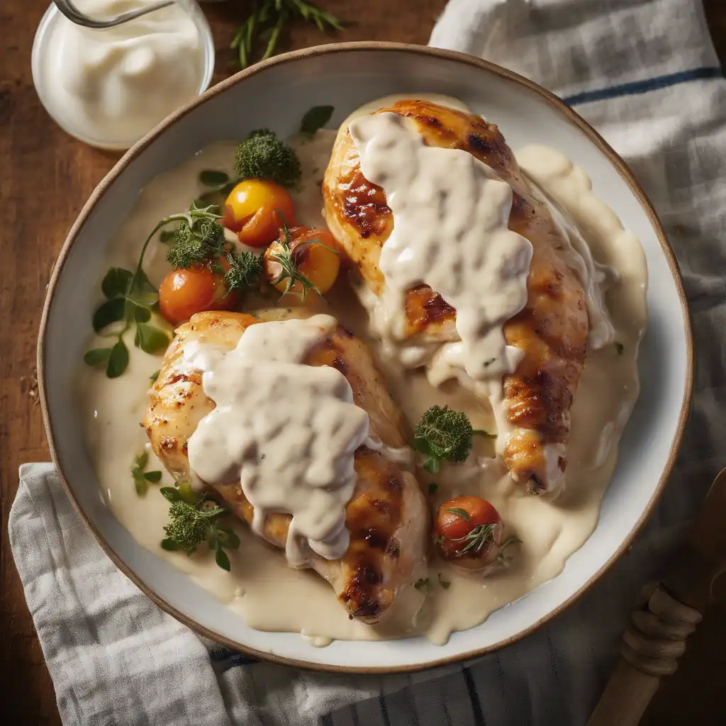 Chicken with Yogurt Glaze