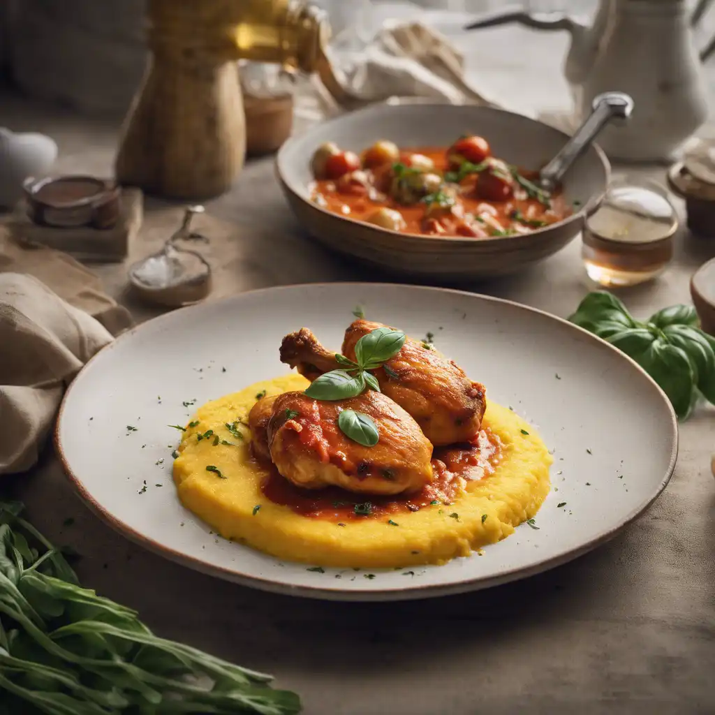 Chicken with Polenta