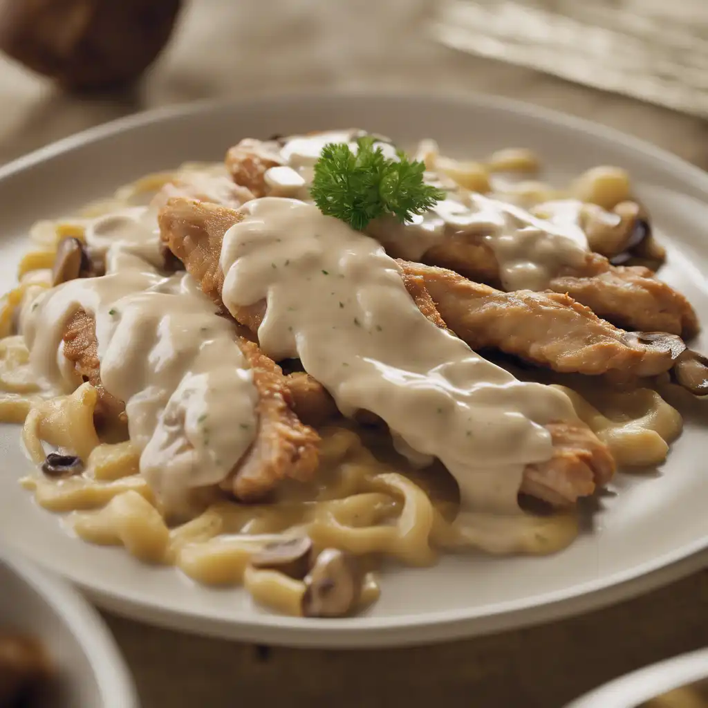 Chicken Strips with Creamy Sauce