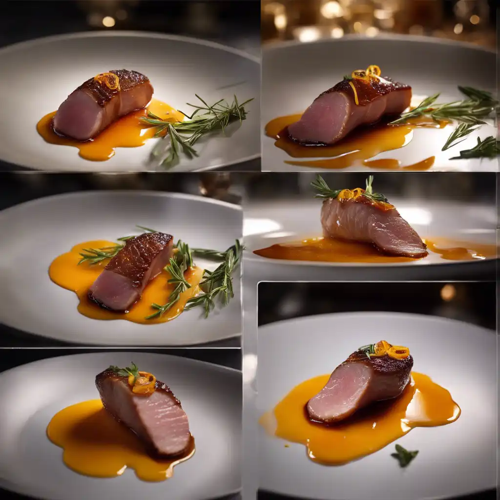 Duck Breast with Orange Glaze