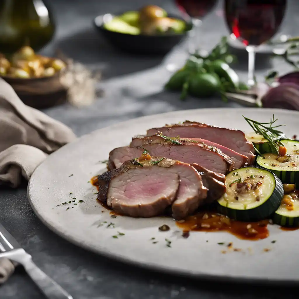 Pork Rump with Zucchini