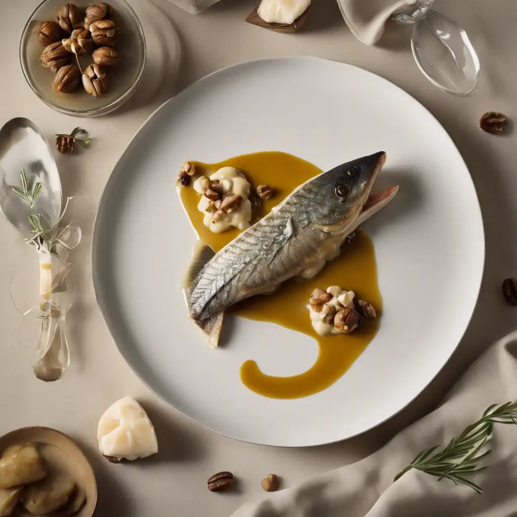 Pike with Palm and Walnut Sauce