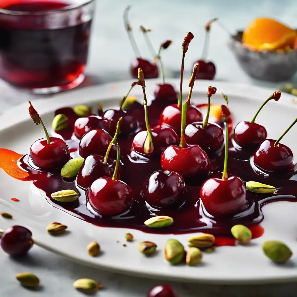 Flambéed Cherries with Kirsch