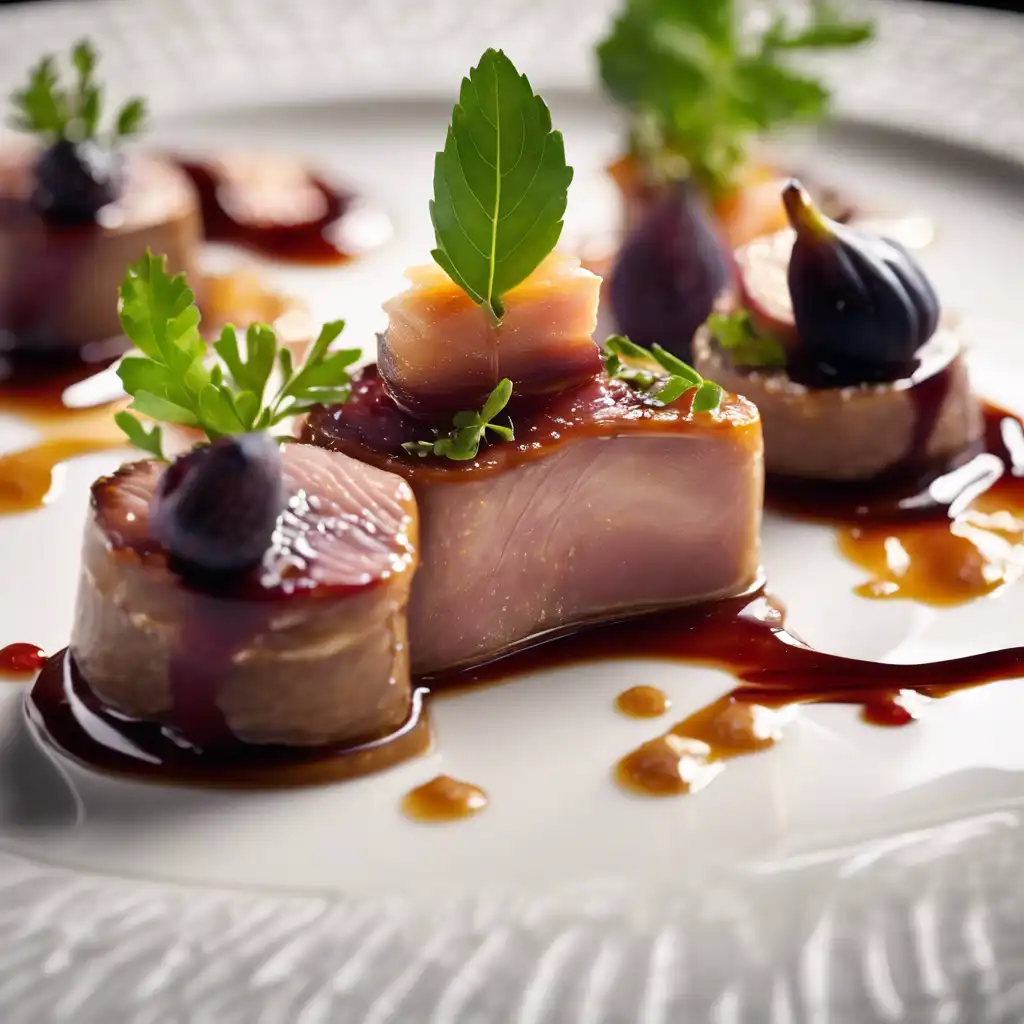 Duck Foie Gras with Fig Glaze