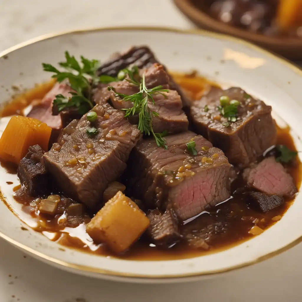 Braised Beef with Abobora