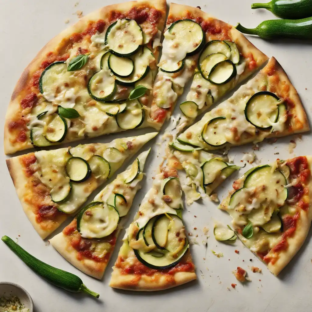 Zucchini and Provolone Pizza from Bahia