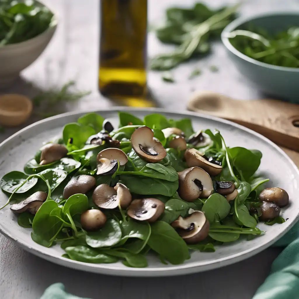 Spinach and Mushroom Salad