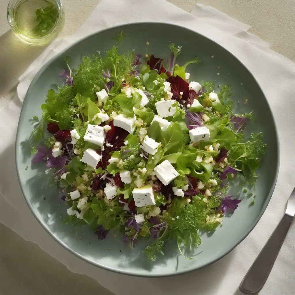 Cress and Goat Cheese Salad