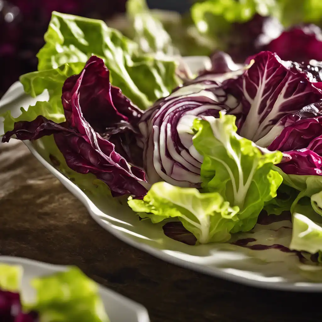 Radicchio and Lettuce Salad