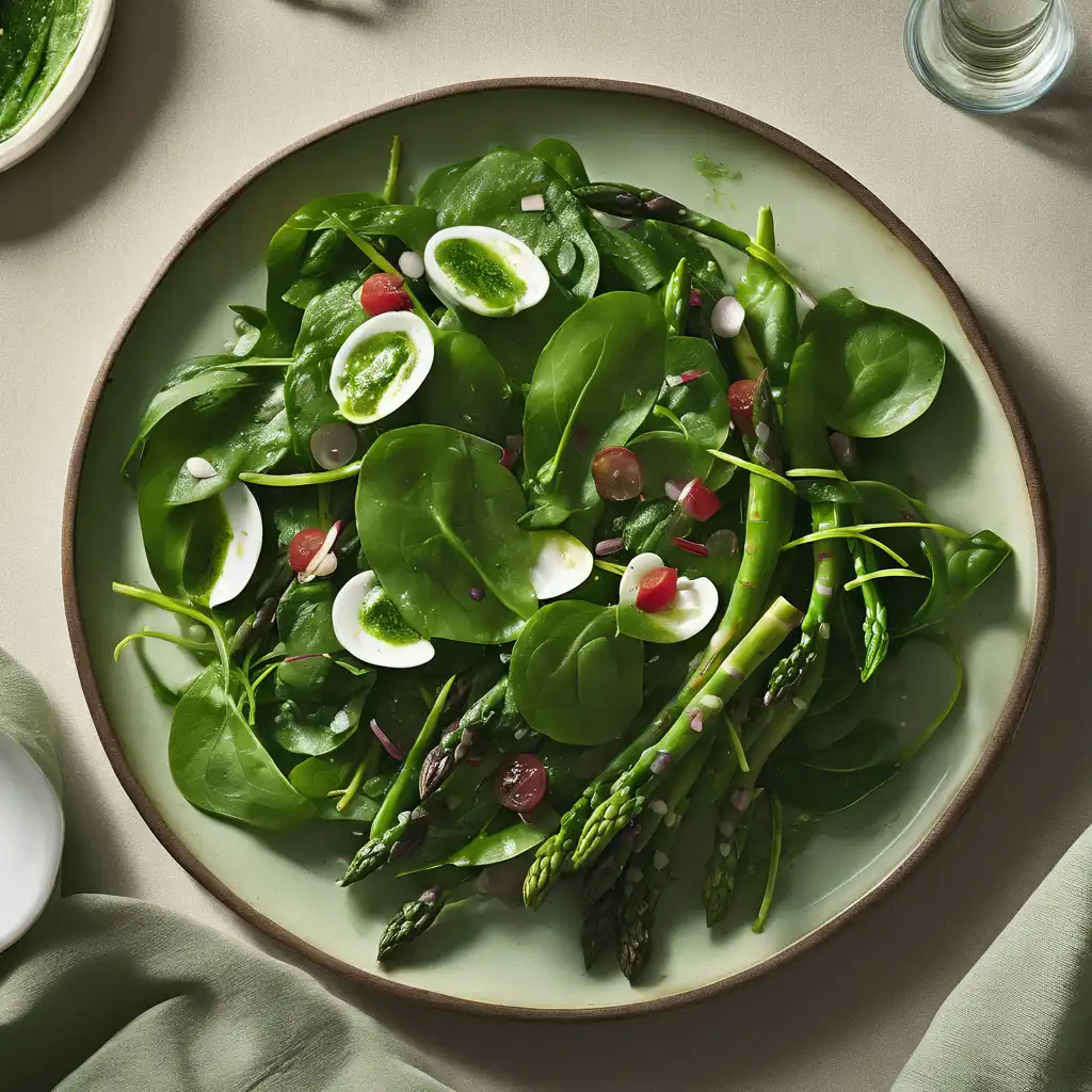 Spinach and Asparagus Salad