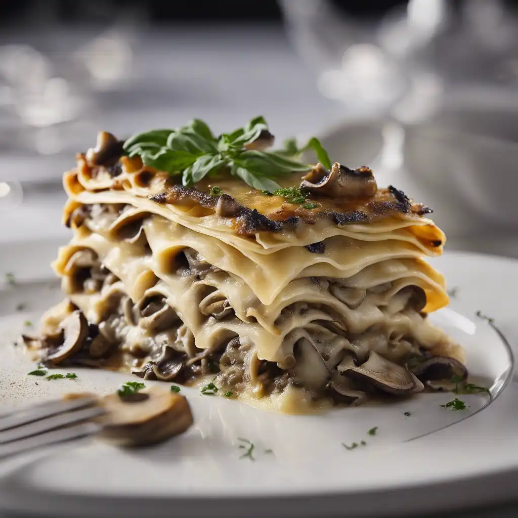 Mushroom Lasagna (Lasanha de funghi porcini)