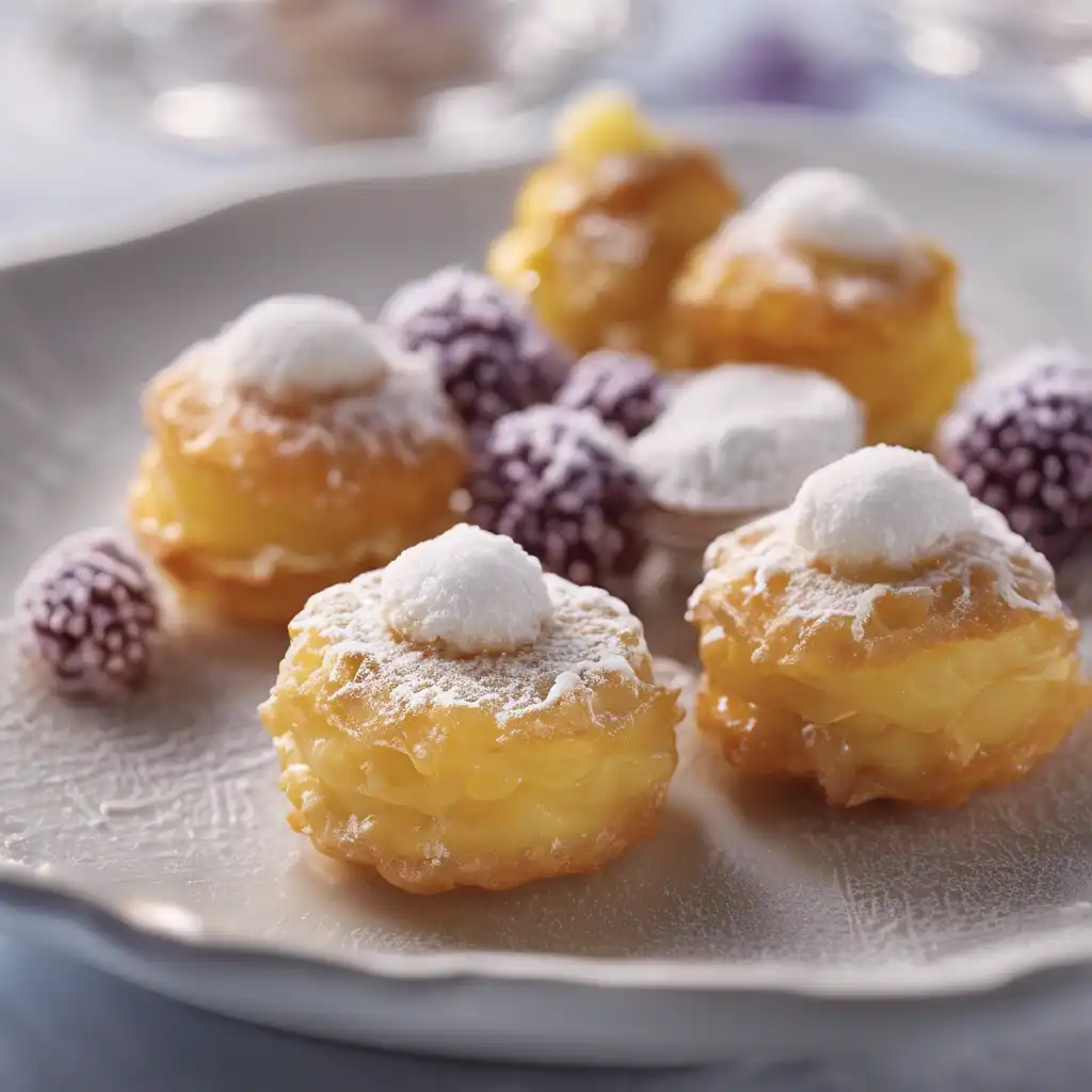 Maracuja Cream-Filled Fritters