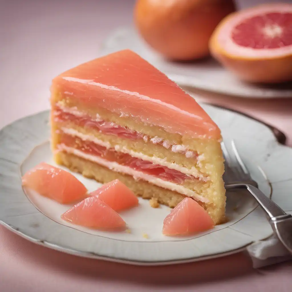 Grapefruit Cake with Guava Filling