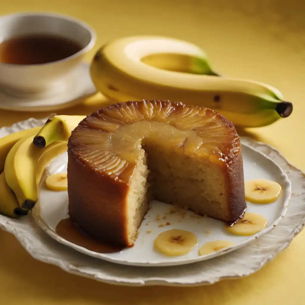 Upside-Down Banana Cake