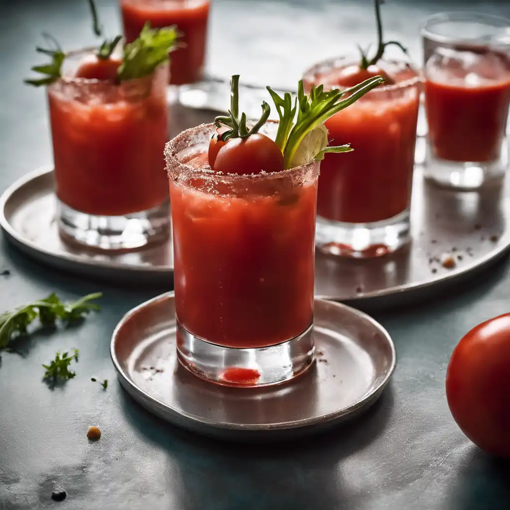 Bloody Mary (Vodka and Tomato Juice Cocktail)