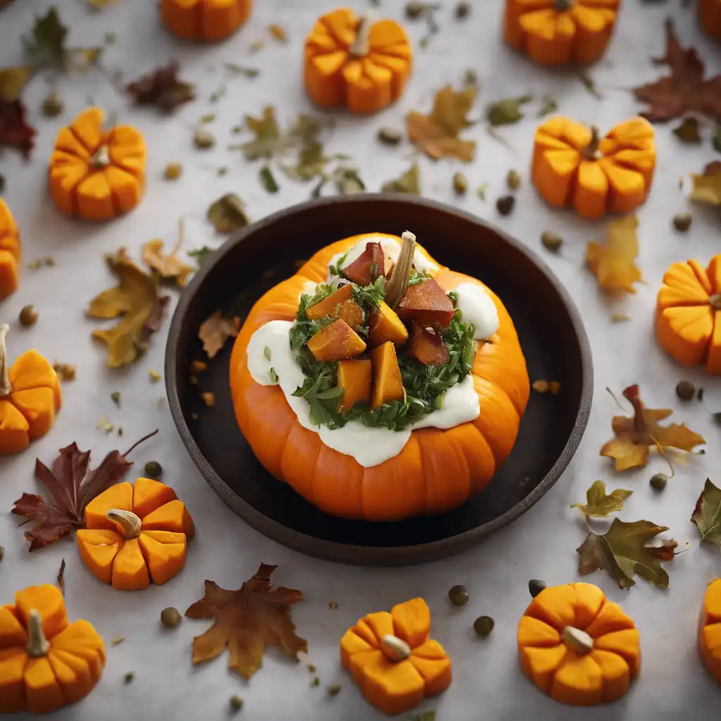 Stuffed Mini Pumpkin