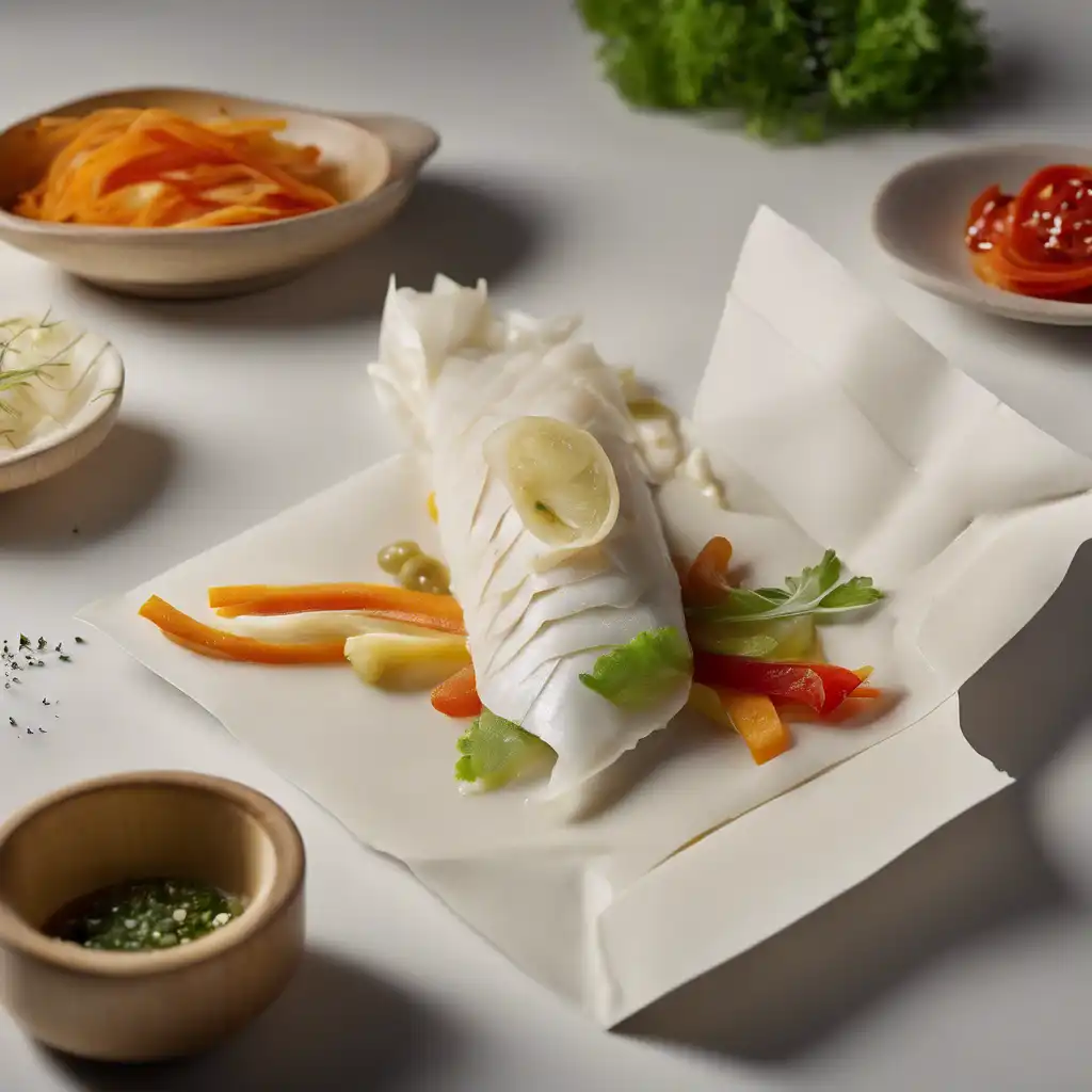 Fish Envelope with Vegetable Strips