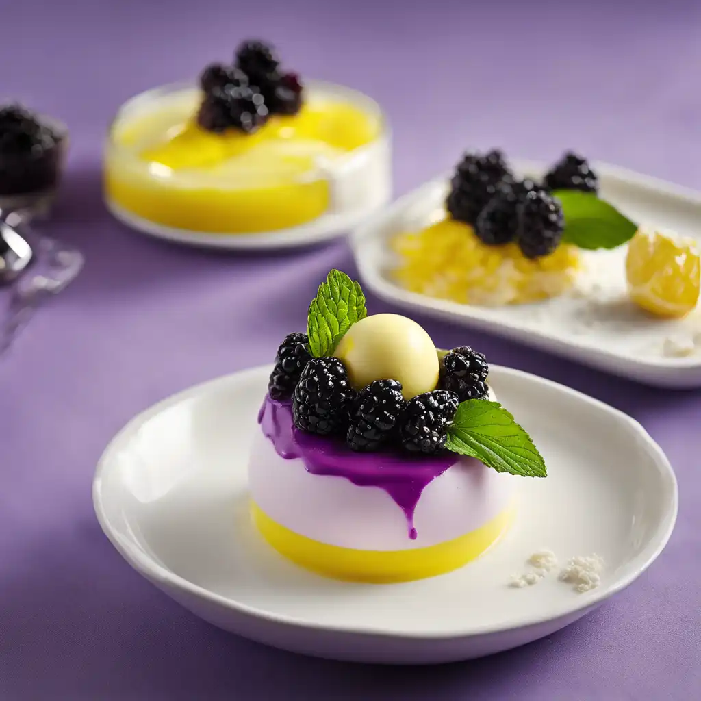 Lemon Blackberry Mousse