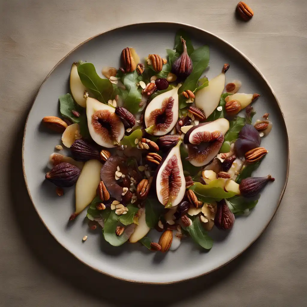 Dried Fig and Pear Salad