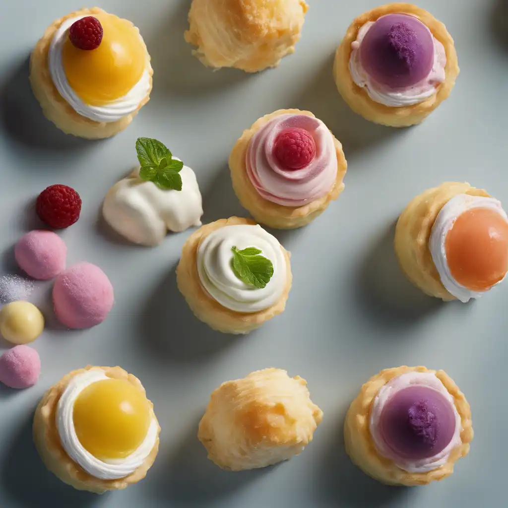 Sorbet and Cream Vol-au-Vent