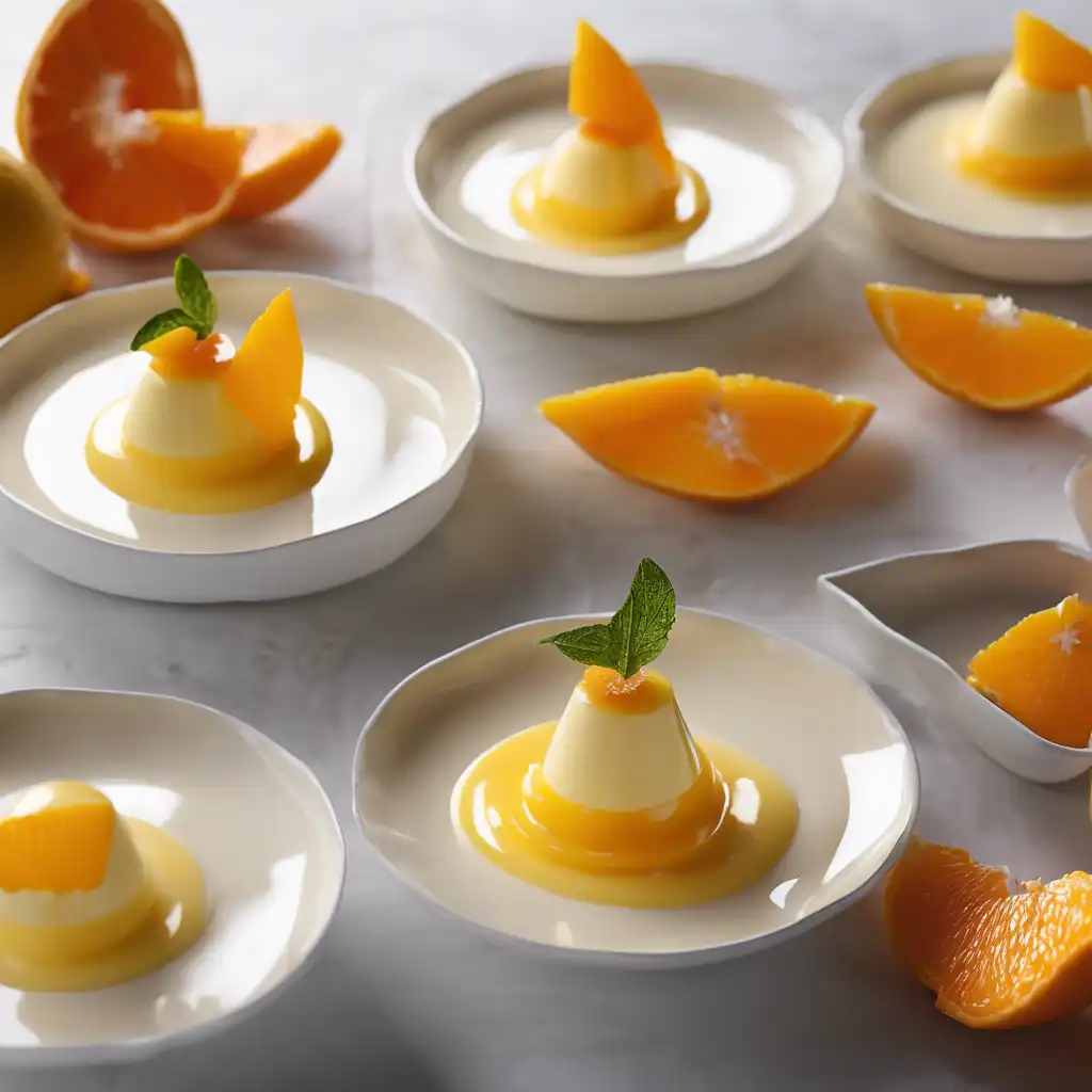Foto de Gelatina de laranja e mamão