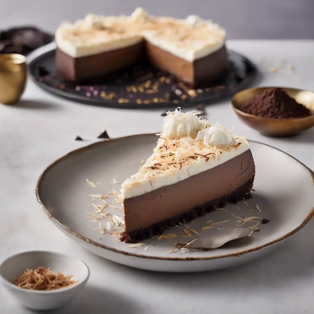 Chocolate and Coconut Cheesecake