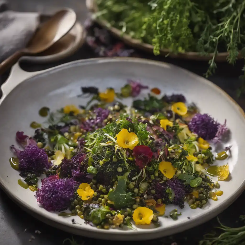 Flower Sprouts with Sweet Herbs