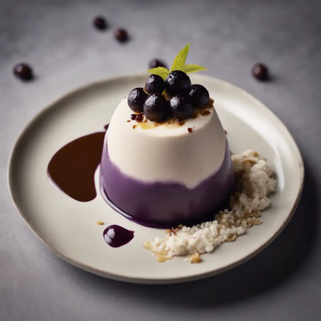 Jaboticaba Mousse with Jaboticaba Sauce