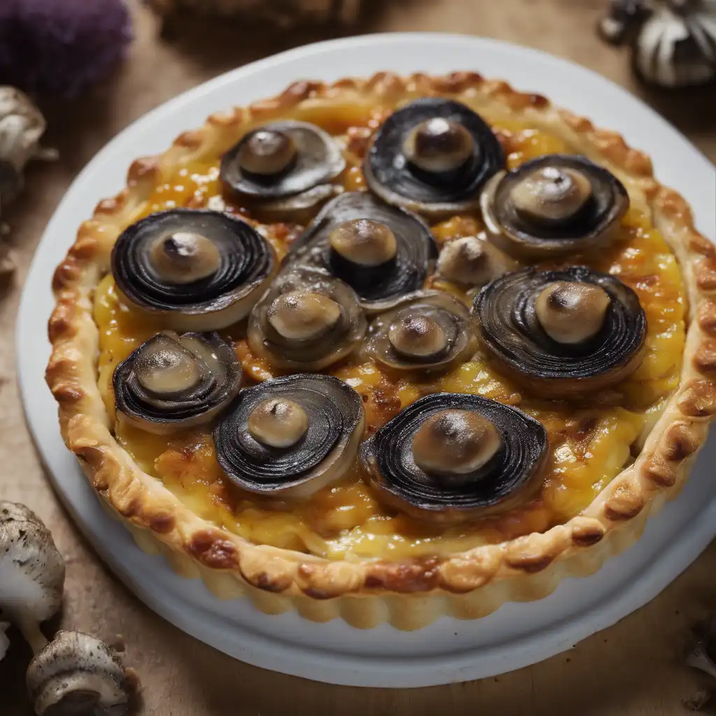 Gratinated Mushroom Tart