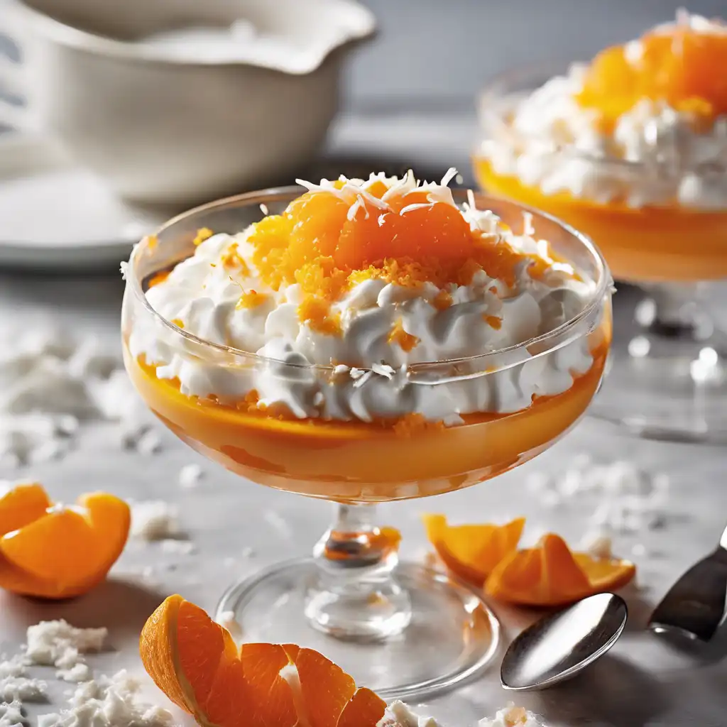 "Afternoon Delight with Tangerines and Coconut"